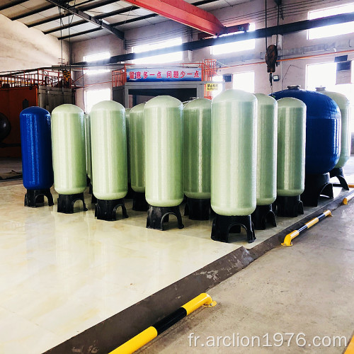 Réservoir d'eau industriel filtre FRP
